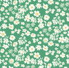 Lewis & Irene Quilting Fabric - Flowers Collection by Bluebellgray - Ditsy Grass