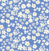 Lewis & Irene Quilting Fabric - Flowers Collection by Bluebellgray - Ditsy Cornflower