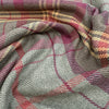 Upholstery Fabric Grampian Faux Wool Green & Red Tartan Check Curtain Fabric
