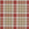 Upholstery Fabric  Faux Wool Curtain Cushion Material - Berridale Red Tartan Check