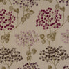 Upholstery Fabric  Cotton Curtain Cushion Material - Blossom Heather Purple Pink Floral Design