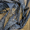 Black Sequin Fabric - 3mm Sequin Sparkly Costume Craft Fabric