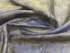 Paisley Jacquard Lining Fabric - Yellow & Blue Two Tone