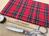 Cotton Fabric - Red Tartan Check
