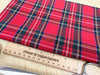 Cotton Fabric - Red Tartan Check