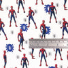 Cotton Fabric - Licenced Spiderman Superheros - Craft Fabric Material Metre