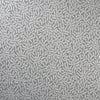 Cotton Rich Jacquard Upholstery Fabric Grey & White 'Spring' Leaf Design