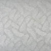 Cotton Rich Fabric Silver Grey 'Plume' Feather Design