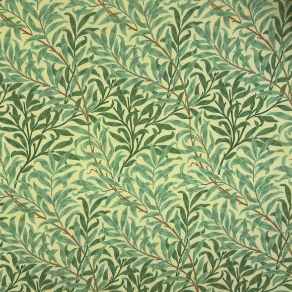 Outdoor Garden Fabric - Willow Bough Sage Green - Digitally Printed PU Coated UV Resistant Water Repellent Material