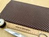 Cotton Poplin Fabric - Brown & White Polka Dot Spots - Craft Fabric Material