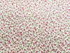 Cotton Fabric - Pretty Pink Ditsy Floral Print on Cream
