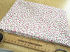 Cotton Fabric - Pretty Pink Ditsy Floral Print on Cream
