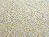 Cotton Fabric - Pretty Yellow Ditsy Floral Print on Cream
