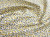 Cotton Fabric - Pretty Yellow Ditsy Floral Print on Cream