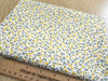Cotton Fabric - Pretty Yellow Ditsy Floral Print on Cream