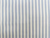 Cotton Fabric - Pale Blue & White Stripes - Craft Fabric Material Metre