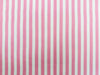 Cotton Fabric - Pink & White Stripes - Craft Fabric Material Metre