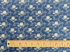 100% Cotton Poplin - Ivory Rose on Copen Blue (CP0120COPEN)