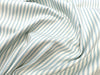 Cotton Fabric - Baby Blue & Ivory Ticking Stripe - Craft Fabric Material Metre