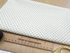 Cotton Poplin Fabric - Pale Blue Polka Dot Spots on Ivory - Craft Fabric Material