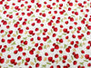 Cotton Fabric - Strawberry Blossom on Ivory