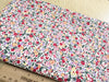 Cotton Poplin Fabric - Pretty Red & Pink Floral on Cream