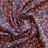 Floral Fabric ~ Ditsy Floral Print ~Pink Yellow Navy ~ 100% Cotton Poplin Fabric