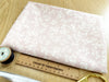 Cotton Fabric - Rose Pink & White Floral - Quilting Craft Fabric Material