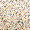 Cotton Fabric - Pretty Yellow & Pink Ditsy Floral Print