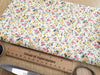 Cotton Fabric - Pretty Yellow & Pink Ditsy Floral Print