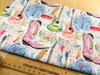 Cotton Fabric - Nashville Country Music Print