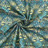 William Morris - Percale Cotton - Dressmaking Fabric - Peacock & Dragon