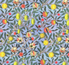 William Morris - Percale Cotton - Dressmaking Fabric - Pomegranate On Blue