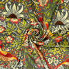 Upholstery Fabric - Heavy Weight Super Soft Plush Velvet - William Morris Strawberry Thief Grey