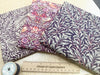 Fat Quarter Bundle - William Morris- Damson Purple - Bird floral Print Craft Fabric Material