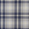 Canvas Fabric - Navy Highland Tartan Check - Craft Upholstery Fabric