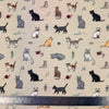 Furnishing Fabric - Winsome Whiskers Linen - Emma Lawrence Designs