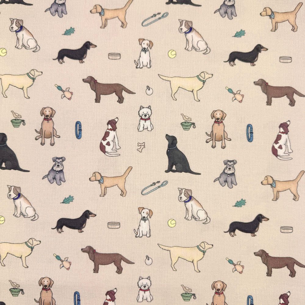 Furnishing Fabric - Barking Buddies Linen - Emma Lawrence Designs