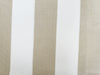 Upholstery Fabric - Romo Natural Beige & White Stripe Cotton Canvas Curtain Cushion Blind Fabric