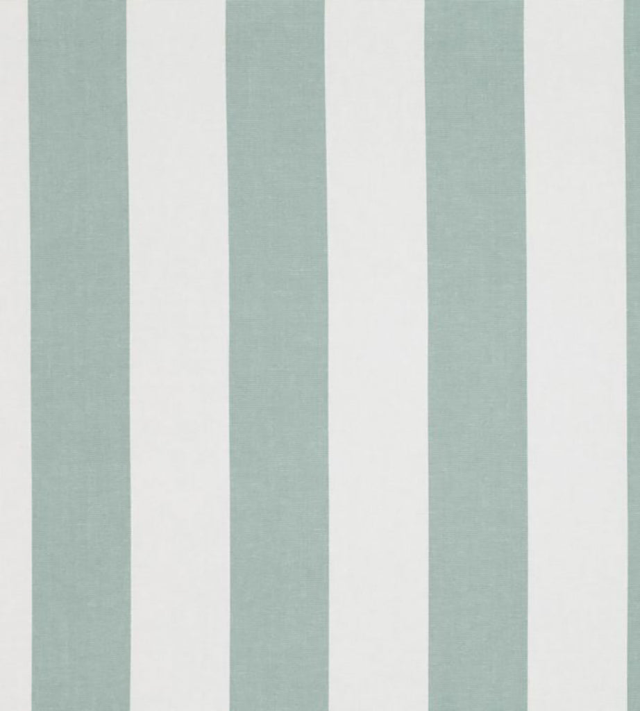 Upholstery Fabric - Romo French Blue & White Stripe Cotton Canvas Curtain Cushion Blind Fabric