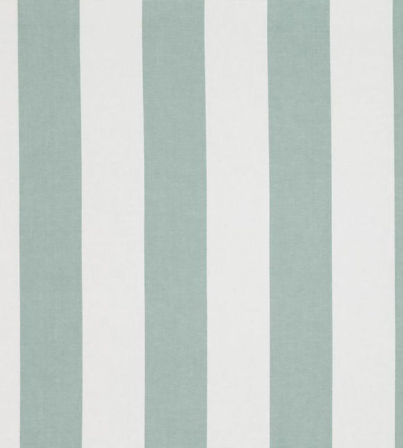 Upholstery Fabric - Romo French Blue & White Stripe Cotton Canvas Curtain Cushion Blind Fabric