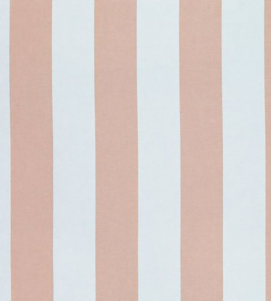 Upholstery Fabric - Romo Rose Pink & White Stripe Cotton Canvas Curtain Cushion Blind Fabric