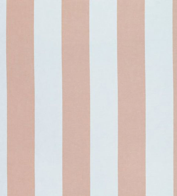 Upholstery Fabric - Romo Rose Pink & White Stripe Cotton Canvas Curtain Cushion Blind Fabric