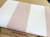 Upholstery Fabric - Romo Rose Pink & White Stripe Cotton Canvas Curtain Cushion Blind Fabric