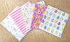 Fat Quarter Bundle - Cute Easter Bunny Pink Spring Floral Fabric Mix