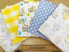 Easter Fabric Bundle - Cute Easter Bunny Blue & Yellow Fabric Mix