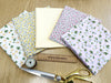 Fat Quarter Bundle - Pretty Pink & Yellow Ditsy Floral Mix