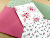 Fat Quarter Bundle - Pretty Pink & Green Rose Bud Floral Mix
