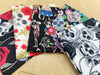 Fat Quarter Bundle - Gothic Skulls & Skeletons Halloween Craft Fabric Material