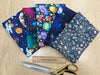 Fat Quarter Fabric Bundle - Outer Space - Spaceman - Astronaut - Planets - Galaxy Bunting Craft Fabric